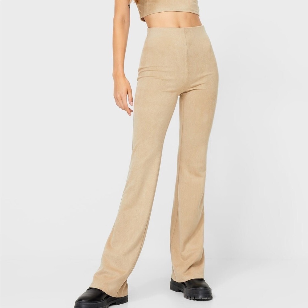 Suede Flared Pants XS Short [ALTERED]